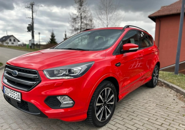 Ford Kuga cena 70002 przebieg: 167538, rok produkcji 2017 z Lębork małe 667